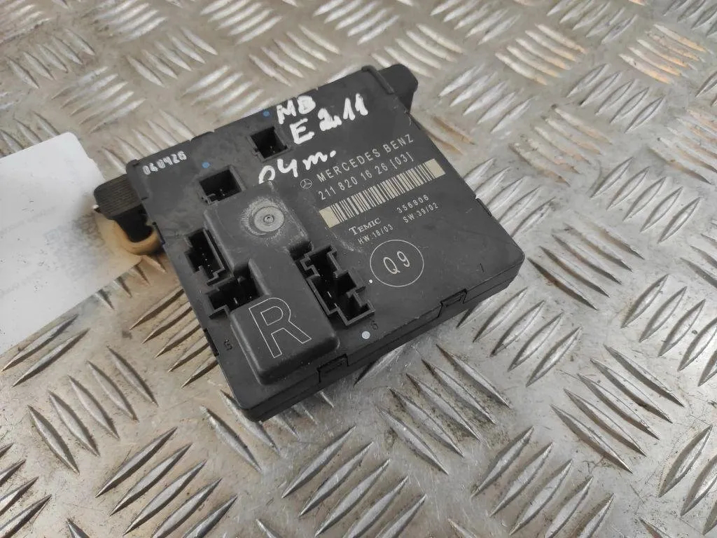 MERCEDES-BENZ E W212 Rear Right Door Control Unit 2118201626 2.00 ...
