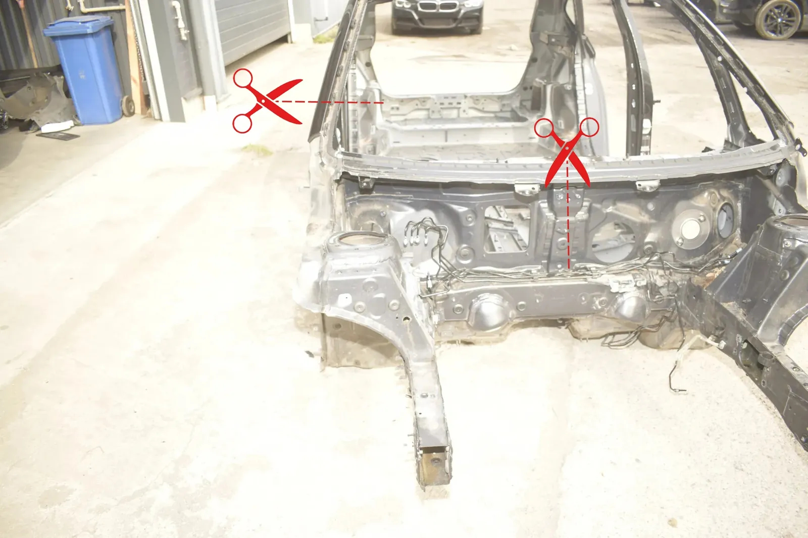 BMW F45 2er Vorne rechtes Viertel Front right quarter