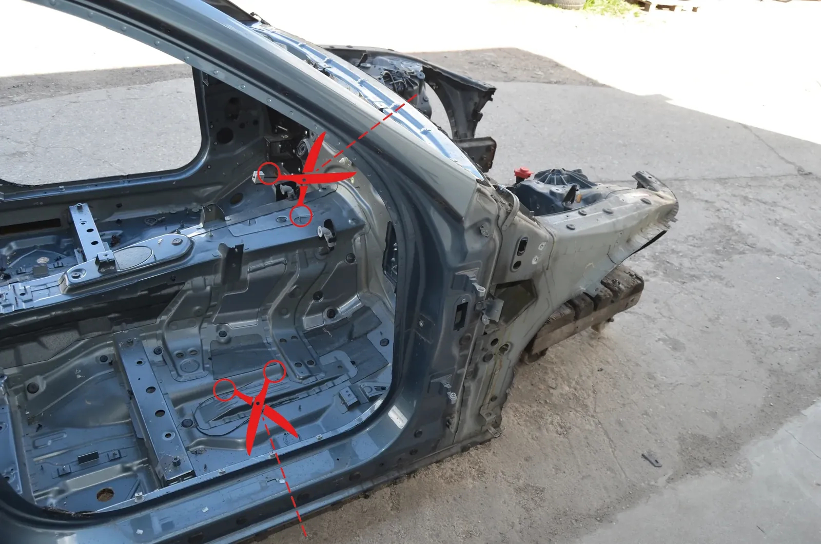 BMW F07 5er Rechtes vorderes Viertel Front right quarter