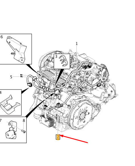VOLVO XC90 MK2 Evaporator Pipe 32363317 NEW GENUINE £53.00 - PicClick UK